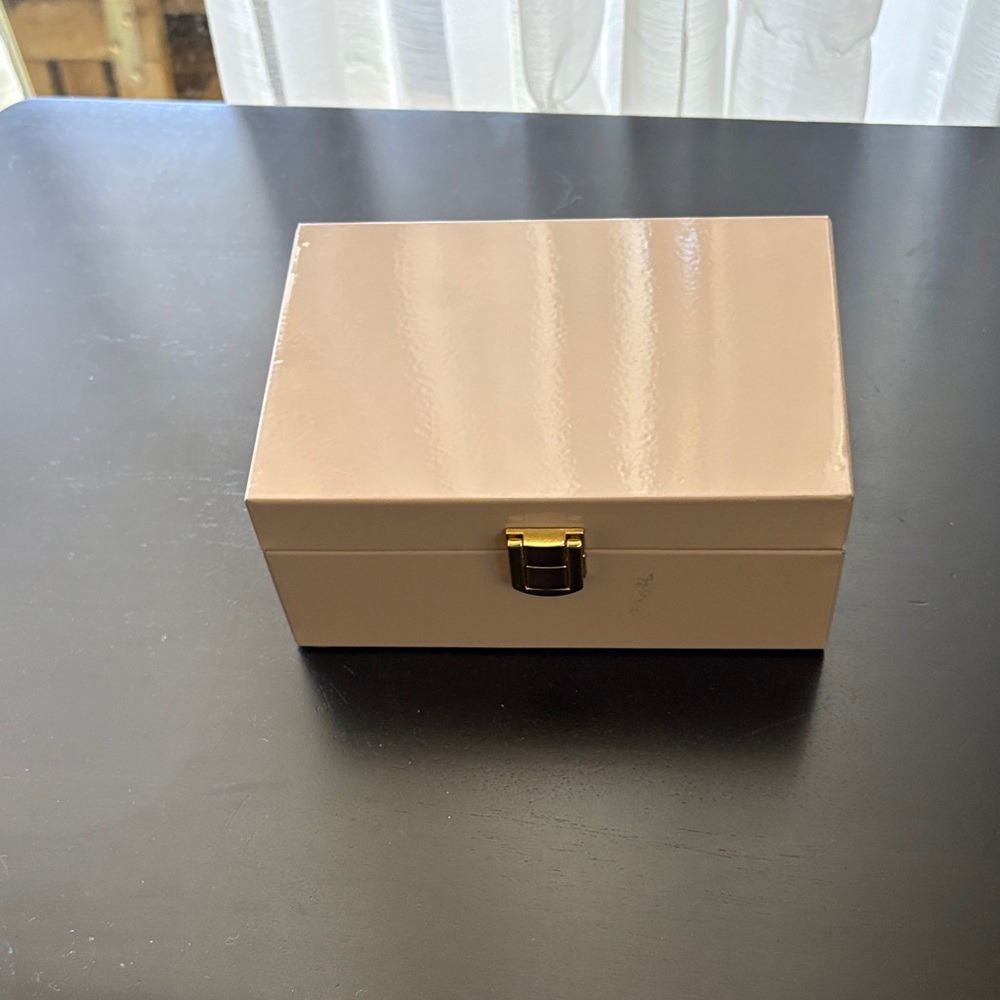 Metal Box with Gold Latch